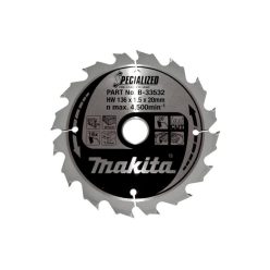 Makita körfűrészlap akkus FA 136x20mm Z16 (B-33532)