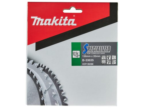 Makita körfűrészlap akkus FA 136x20mm Z36 (B-33635)