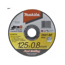   Makita B-45733 vágótárcsa inoxhoz 125mm akkus sarokcsiszolóhoz (B-45733)