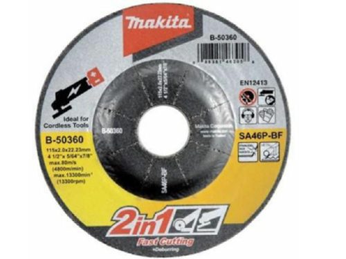 Makita vágó és csiszolótárcsa INOX 115x2mm (B-50360)