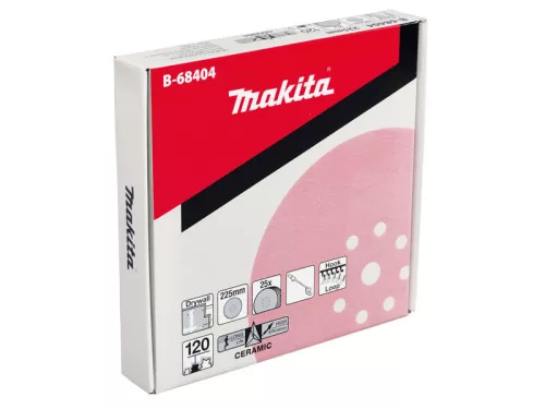 Makita 225mm csiszolópapír falcsiszolóhoz K120 25db (B-68404)