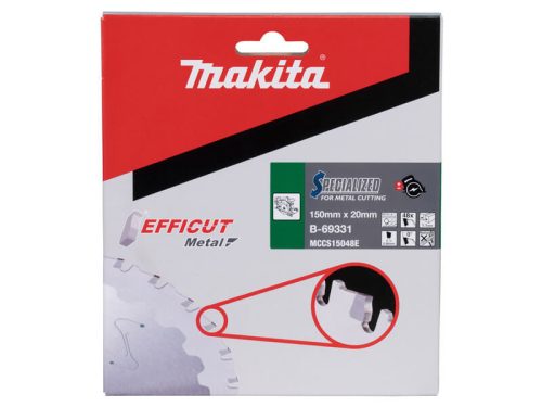 Makita EFFICUT körfűrészlap 150x20mm Z48 FÉM (B-69331)