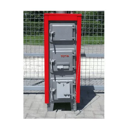 Totya S18 B Vegyestüzelésű Lemezkazán 18 kW, burkolattal, huzatszabályzóval, hőmérővel