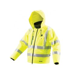   Makita CJ106DZ2XL Akkus Fűthető Kabát Neon 10,8V CXT Li-ion méret: 2XL (Akku és töltő nélkül)
