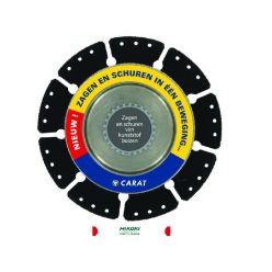 Carat Gyémánttárcsa sarokcsiszolóhoz 125mm (CVPC125300)