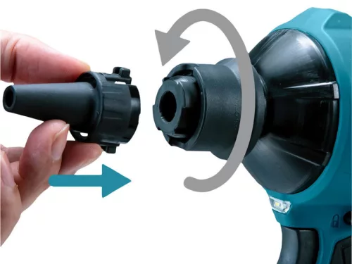 Makita DAS180Z Akkus légfúvó 18V LXT (Akku és töltő nélkül)