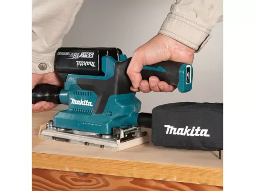 Makita DBO381ZU Akkus Rezgőcsiszoló 18V LXT 93x185mm (Akku és töltő nélkül)
