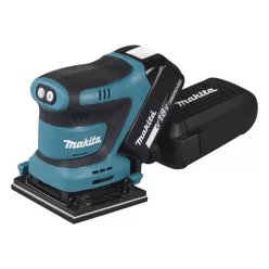   Makita DBO480RTJ Akkus Rezgőscsiszoló 18V LXT Li-ion 2x5,0Ah 112x102mm
