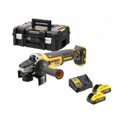   DeWalt DCG405H2T-QW Akkus sarokcsiszoló TSTAK kofferben 125mm 18V (2x5,0Ah+töltő)