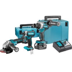   Makita DLX3155TJ Akkus gépszett 18V LXT Li-ion DDF486 +DGA504 +DTD153 +2x5,0Ah