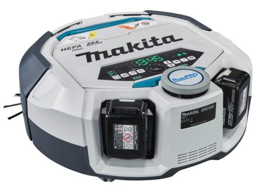 Makita DRC300Z Akkus Robotporszívó 18V LXT Li-ion BL térképes funkcióval (Akku és töltő nélkül)