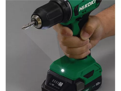 HiKOKI DS18DAWCZ Akkus fúró-csavarozó 2,0Ah (hálózati gép, műanyag kofferben)