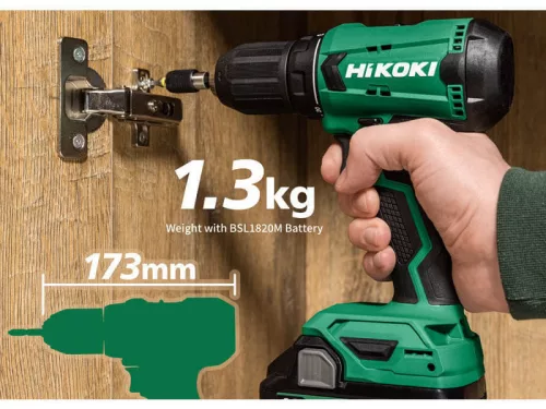 HiKOKI DS18DAWCZ Akkus fúró-csavarozó 2,0Ah (hálózati gép, műanyag kofferben)