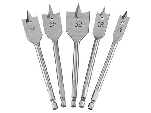 DeWalt DT4798-QZ 5 részes lapos fafúrószár készlet 10mm Robusztus acél