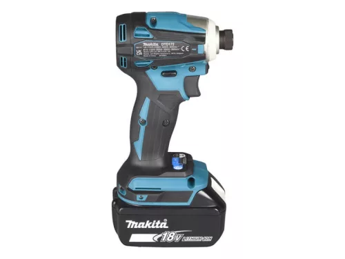 Makita DTD172RTJ Akkus Ütvecsavarbehajtó 18V LXT 2x5,0Ah 1/4 180Nm