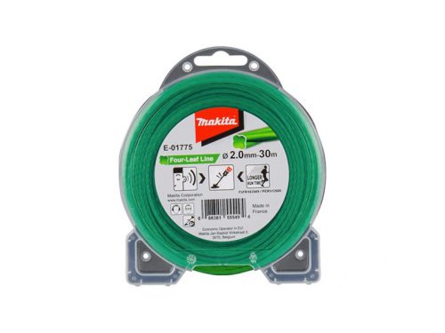 Makita Négylevelű Damil, zöld, 2.0mm 30m (E-01775)