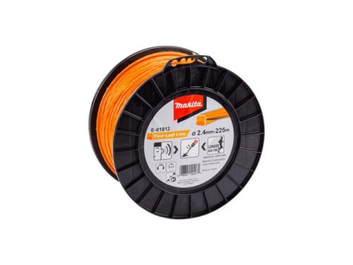 Makita Négylevelű Damil, narancs, 2.4mm 225m (E-01812)