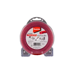 Makita Négylevelű Damil, piros, 2.7mm 15m (E-01828)