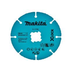   Makita 115 mm-es X-LOCK karbidszemes tárcsa PVC, EPOXY (E-11760)