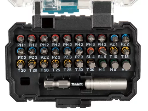 Makita impact PREMIER 31db-os PROFI bitkészlet (E-13552)
