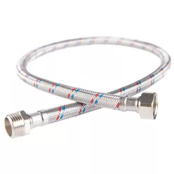   Ferro flexibilis bekötőcső vízre 1/2" x 1/2" külső-belső 60 cm