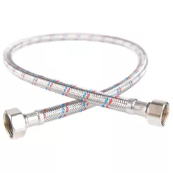   Ferro flexibilis bekötőcső vízre 1/2" x 3/8" belső-belső 60 cm
