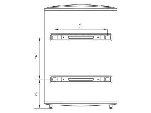 Hajdu AQ FLAT WIFI 50 ERP lapos szögletes elektr. forróvíztároló 50 lit. Függőleges vagy vízszintes