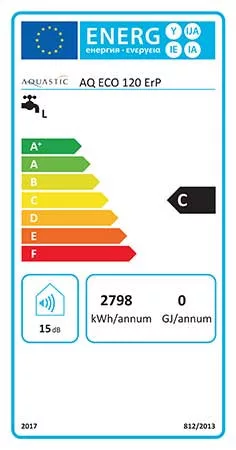 Hajdu Aquastic AQ Eco 120 Villanybojler 120 literes, zárt rendszerű, függőleges (2112013540)