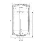 Hajdu Aquastic AQ 200 ErP Villanybojler, zártrendszerű, fali függőleges 200l (2112413510)