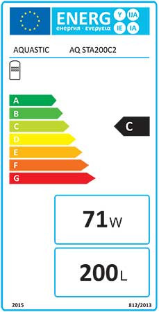 Hajdu Aquastic AQ STA 200C2 Indirekt Tároló 2 hőcserélős 200 literes (2142432611)