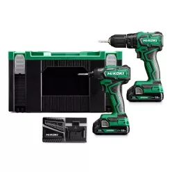 HiKOKI KC18DD-WGZ Akkus gépcsomag (DV18DD+WH18DD)