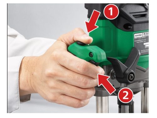HiKOKI M3612DA-BASIC-HSC MULTI VOLT(36V) Akkus Felsőmaró kofferben (Akku és töltő nélkül)
