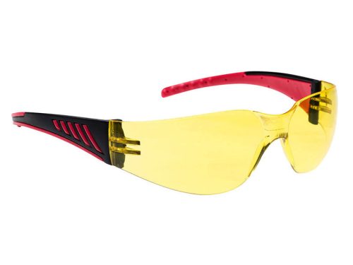 Portwest PR32 Wrap Around Pro védőszemüveg borostyán (amber)