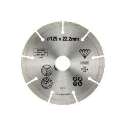   Stanley szegmentált gyémánt vágótárcsa 125x22,2mm (STA38107-XJ)
