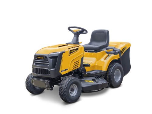 Riwall RLT 102 TWIN kéthengeres fűnyíró traktor, hátsó kidobással, hidrosztatikus váltóval, 102cm