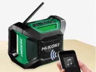 HiKOKI UR18DAW4Z Akkus rádió, BT, DAB, BASIC (akku és töltő nélkül, kartondobozban)