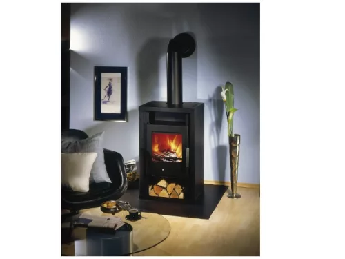 Wamsler Jupiter Kandalló 6 kW, fekete, 150mm felső füstcső kivezetésű