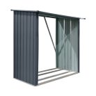 Riwall MWS 3x7 Anthracite - tűzifatároló lejtős tetővel 2 x 1,5 m (antracit)