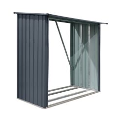   Riwall MWS 3x7 Anthracite - tűzifatároló lejtős tetővel 2 x 1,5 m (antracit)