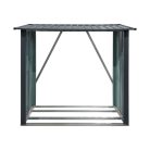 Riwall MWS 3x7 Anthracite - tűzifatároló lejtős tetővel 2 x 1,5 m (antracit)