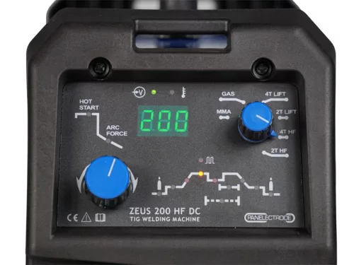 Panelectrode ZEUS 200 HF DC inverteres hegesztőgép + SR17 AWI pisztoly