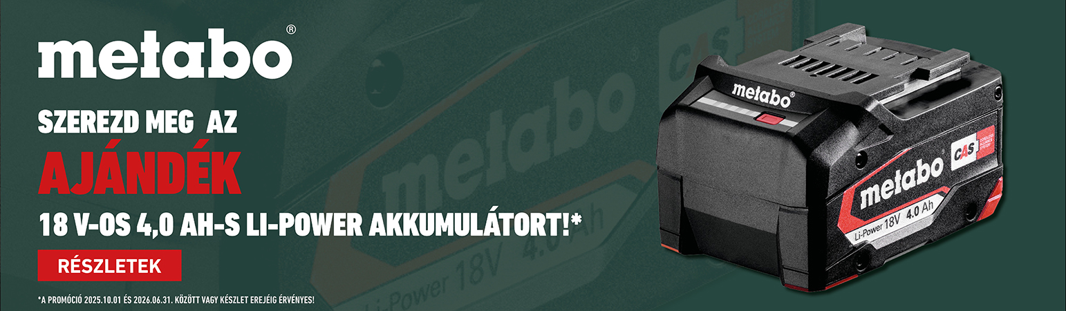 Metabo - Szerezd meg ingyenes termékedet